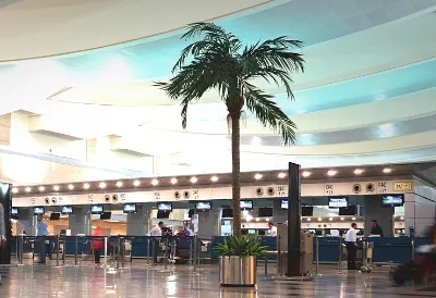 Aeroporto del Cairo. All'interno del terminal