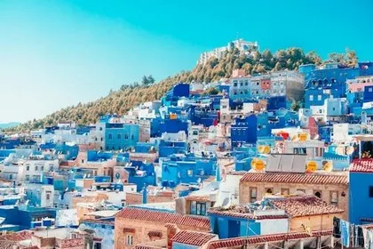 Chefchaouen blu in Marocco
