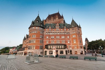 Castello Frontenac nel Quebec, Canada