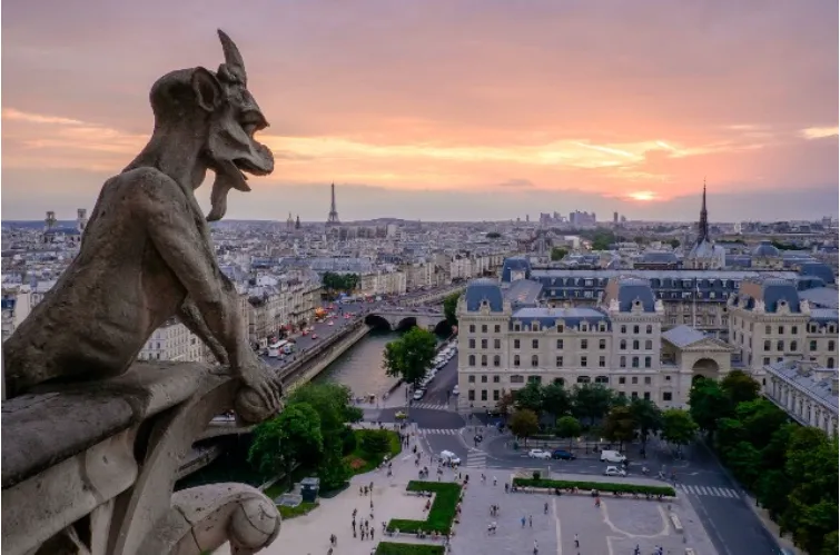 Impressionante centro di Parigi