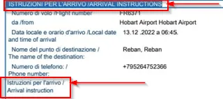 istruzioni nel voucher Come trovare un autista